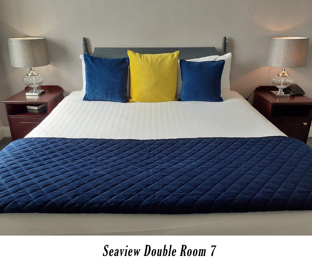 Seaview double room www.commodorehotel.ie